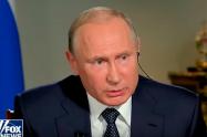 Vladimir Putin, presidente ruso, en la entrevista con Fox News