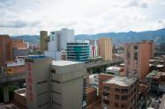 Sector de Guayaquil, o 'El Hueco', en el centro de Medellín