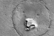 Imagen de oso hallada en Marte