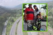 El niño que quiere vender su bicicleta para aportar a la "vaca" por las vías de Antioquia
