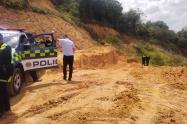 Estremecedor descubrimiento: Restos óseos de dos personas revelan, al parecer, un crimen en Altavista, Medellín