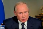 Vladimir Putin, presidente ruso, en la entrevista con Fox News