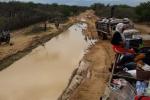Vías de la Alta Guajira afectadas por lluvias 