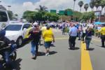 Denuncian agresiones contra equipo periodístico de Telemedellín durante protestas en el centro de la ciudad