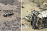 Más de 20 muertos deja caída de autobús a un precipicio en Perú