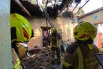 Incendió en vivienda de tapia en Belén dejó una persona lesionada