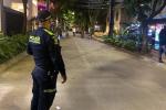 Vigilancia durante la "alborada" en Medellín