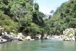 Pánico en río de Cocorná: Tres personas fueron arrastradas por el agua, una de ellas sigue desaparecida